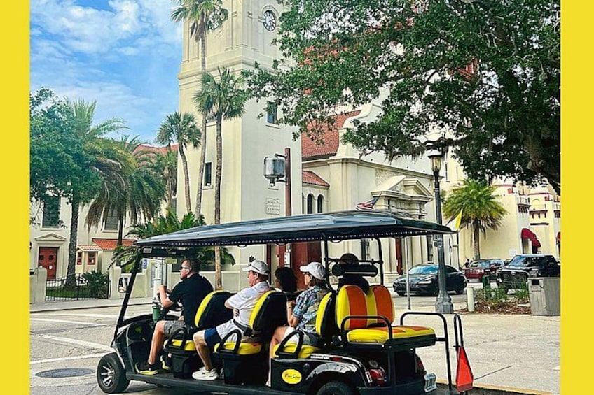 Riding Through History of St.Augustine: Premium Tour with PiCk Up 3