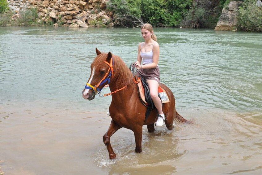 Private Horse Riding Adventure in Ulugüney Stream in Alara River 1
