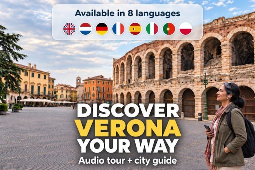 Verona: City Walk with Audio Guide in 7 Languages on your Phone 1