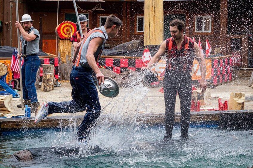 Lumberjack Show and Axe Throw Challenge 2