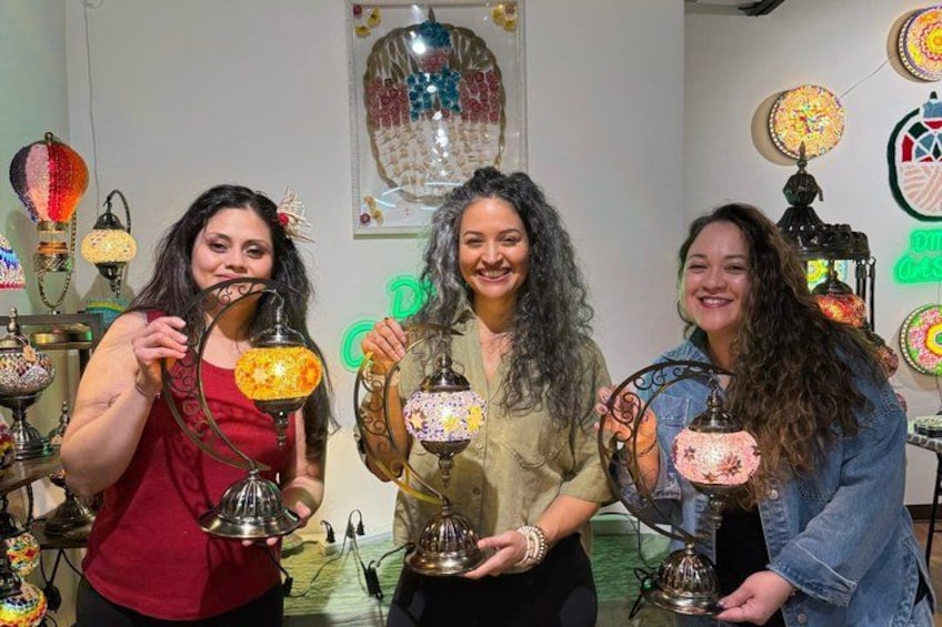 Mosaic Lamp Workshop 1