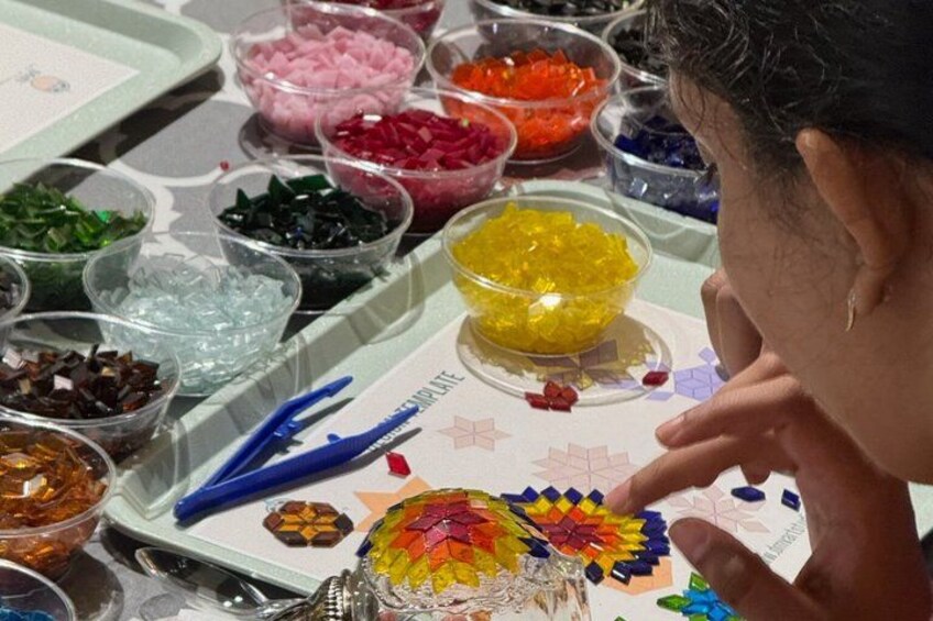 Mosaic Lamp Workshop 4