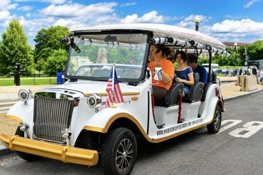 Washington DC's Monuments & US History Guided E-Cart Tour 2