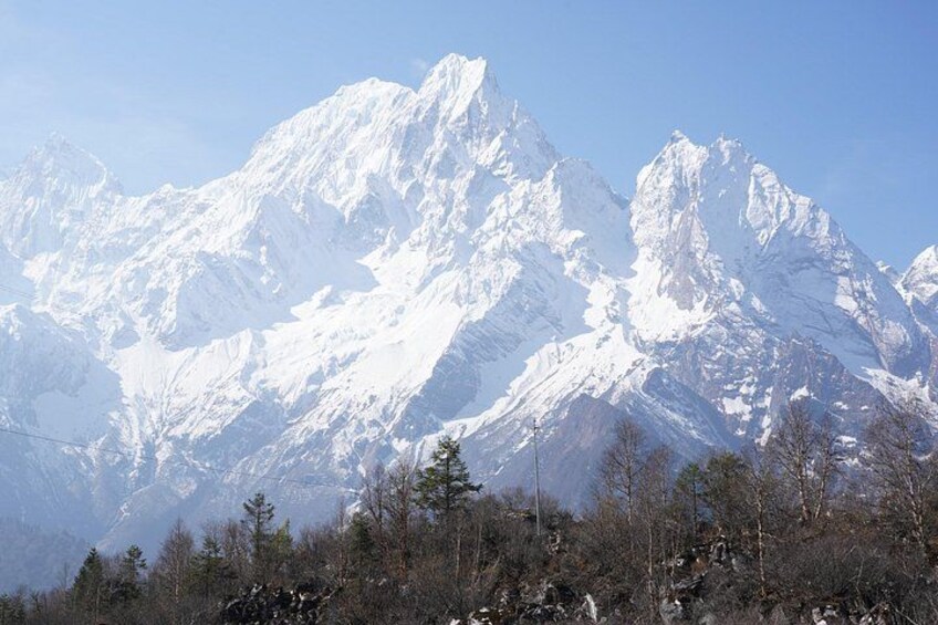 View of Himalaya from Bhimtang 4