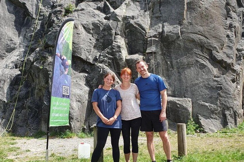 Happy climbers after an afternoon of climbing at Avon Gorge. 3