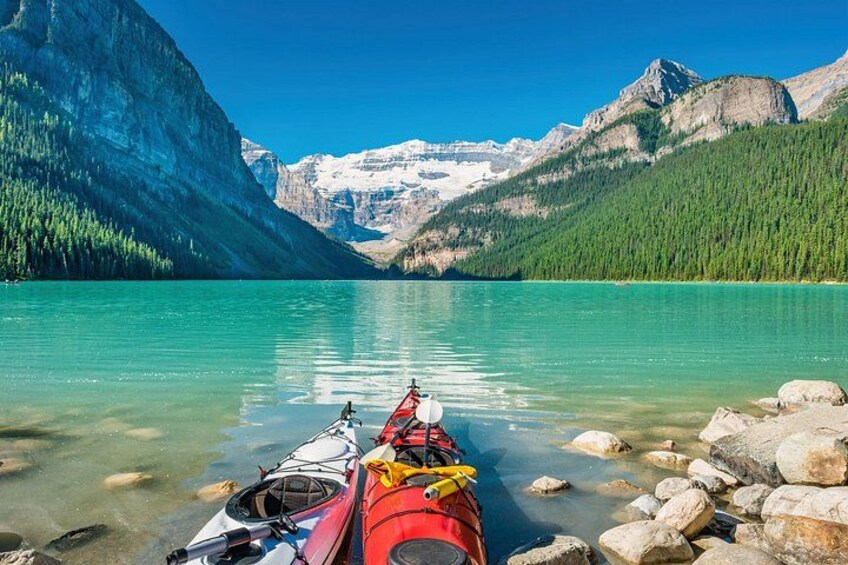 Lake Louise Moraine Lake Johnston Canyon 1.5h Half Day Tour 2