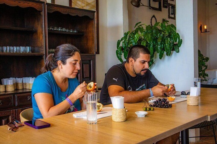 Caribbean fruits tasting and Paila Ice cream class 4