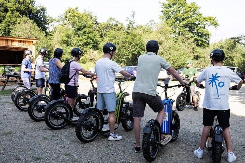 Explore the forests of Haut Languedoc on an electric scooter 2
