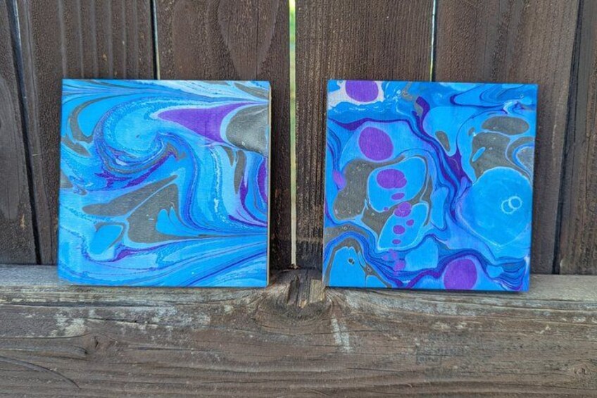 Marbling Art Experience: Choose from 7 different Project Options 3