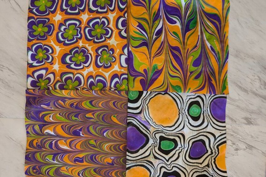 Marbled Sketchbook, Trucker Hat, Canvas Bags or 4 Pieces of Paper 5