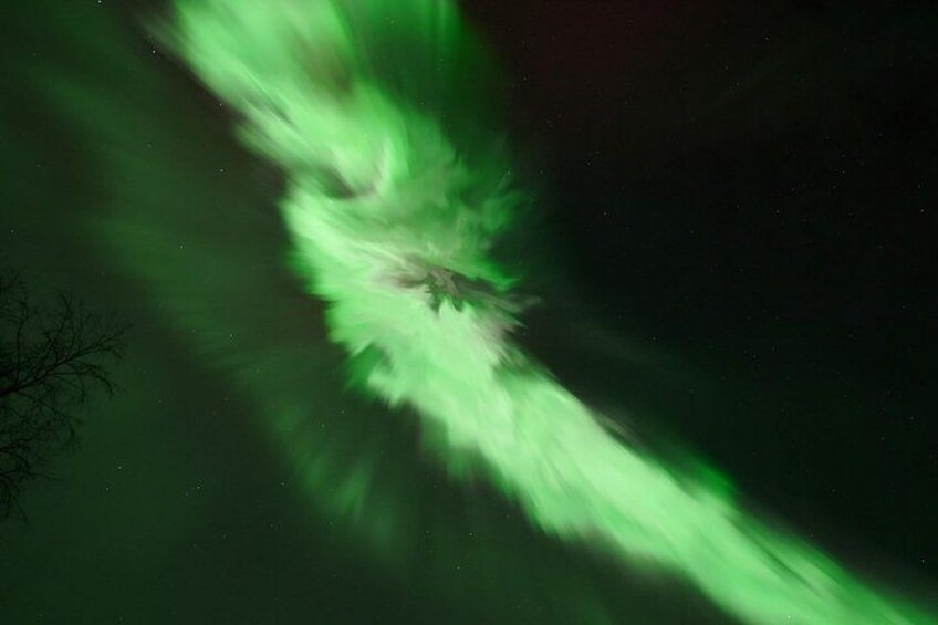 A green aurora borealis. 3