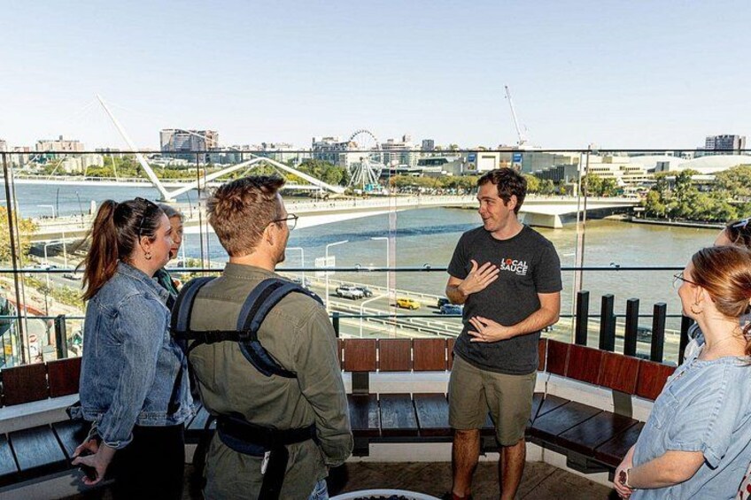 See the Brisbane River and South Bank 2