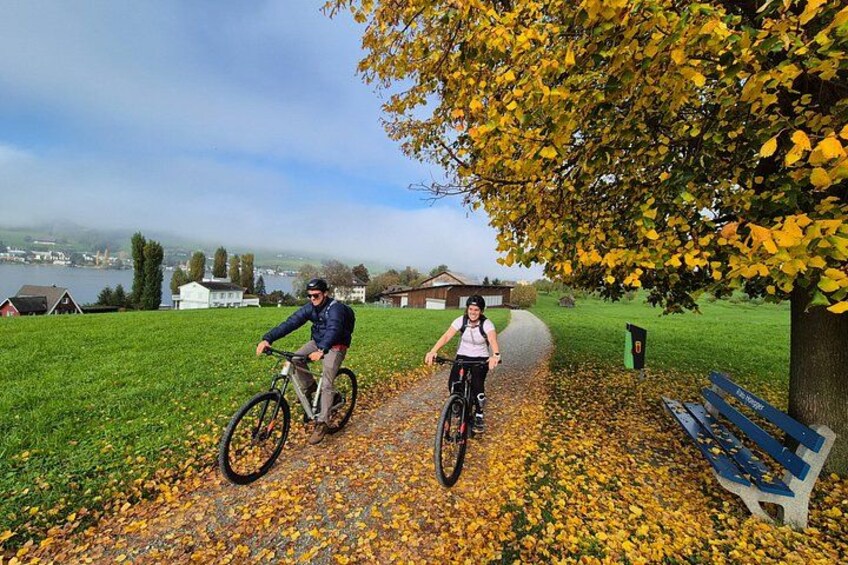 Scenic Bike Tour with a Lake Cruise Adventure 2