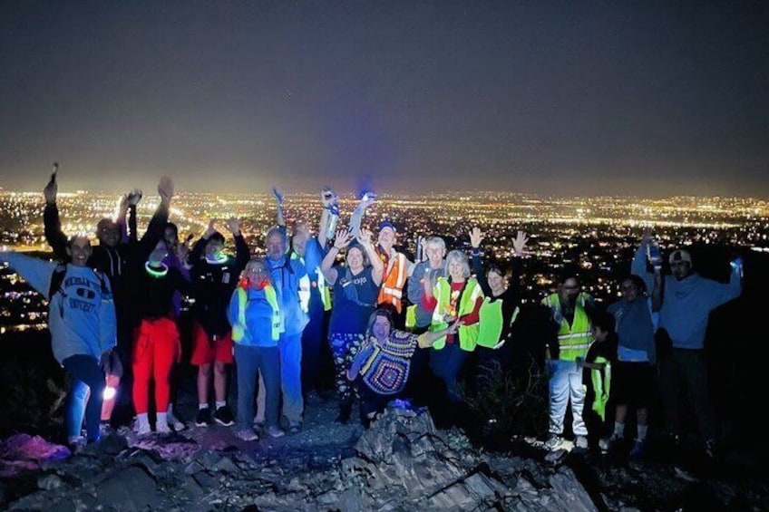 Phoenix Mountains Preserve Night Glow Hike 5