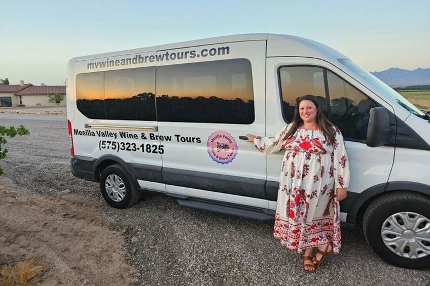 Ride comfortably in our 15 passenger van. 2