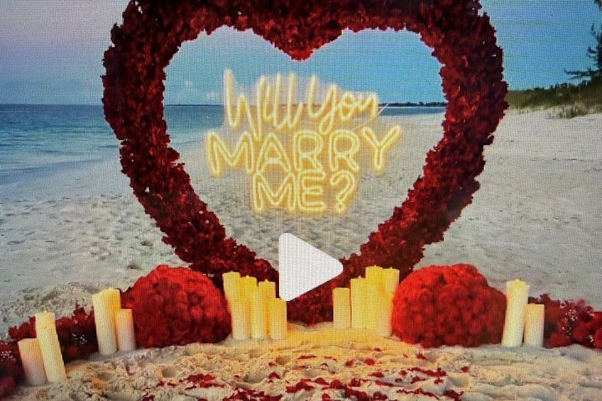 Surprise wedding Proposal with professional photographer 1