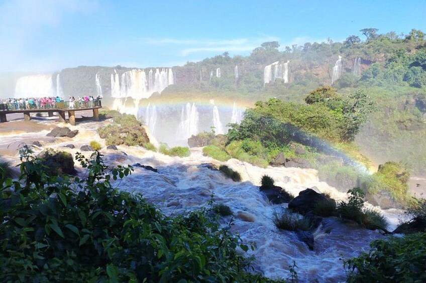 PRIVATE - iguazu falls in 1 day Brazil + Argentina + boat option 2