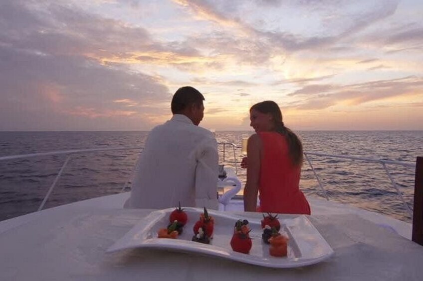 Private Cabo Sunset Yacht Tour: Dinner, Drinks & Arch 1-20 ppl 5