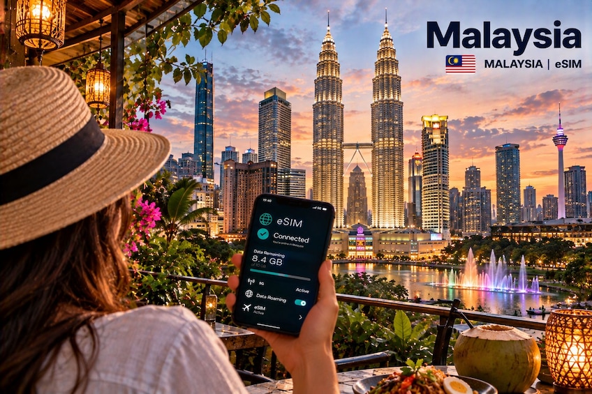 Malaysia: Roaming Internet with eSIM Mobile Data Plan 1