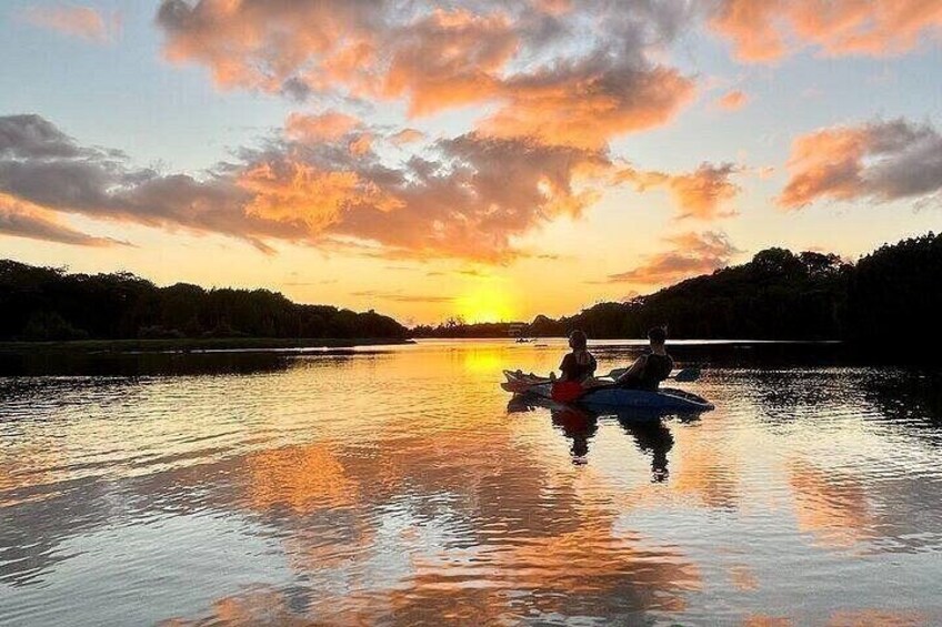 Guided Sunset Kayak Tour in Mauritius 3