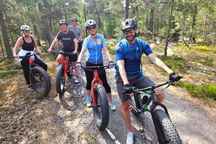 Stockholm Fat Bike Forest Adventure with Lunch and Sauna 2