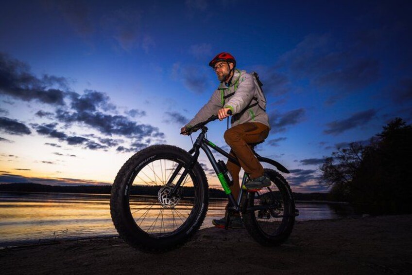 Stockholm Fat Bike Forest Adventure with Lunch and Sauna 3
