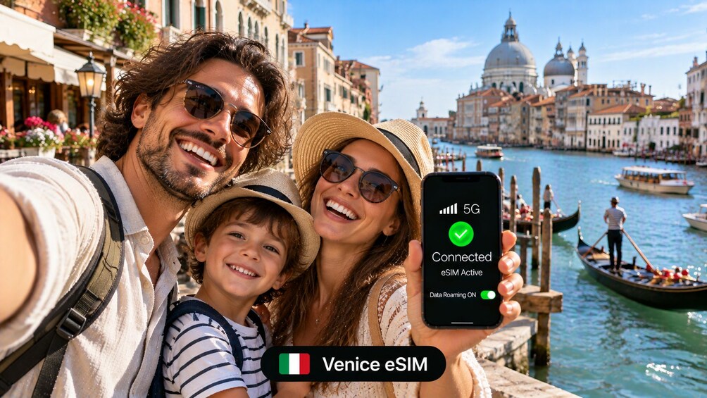 Venice: Unlimited Italy Internet with eSIM Mobile Data Plan 1