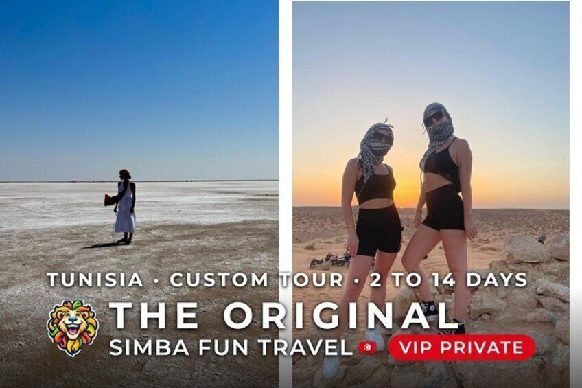 Private Fun VIP Custom Tours Tunisia (2-14 Days) Pickup All 2