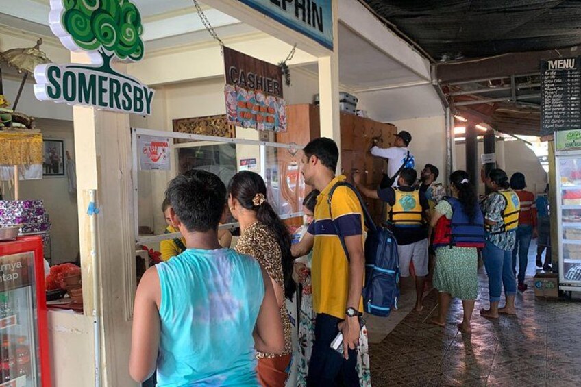 our locker & cashier area 2