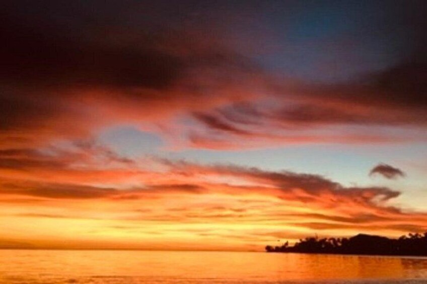 sunset in paradise with your lover 2