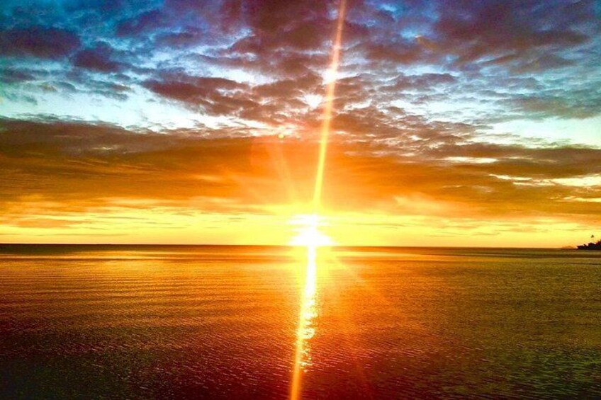 Sunset of Bora Bora, one of the most beautiful. 5