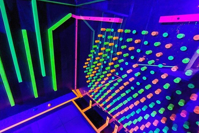 Indoor Illuminated 9 Hole Golf in Matlock Bath Peak District 3