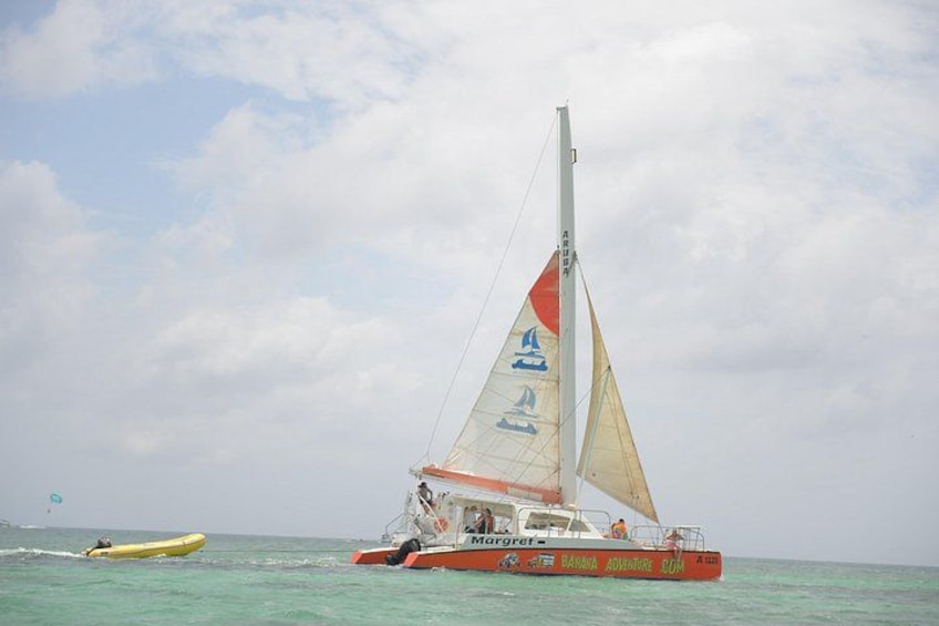 Banana Adventure Catamaran Shipwreck Snorkel and Turtle Swim 3