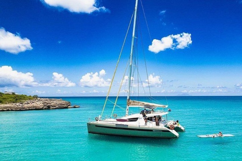 Best Luxury Catamaran Day Sail St Maarten on The Phoenix (Public) 4