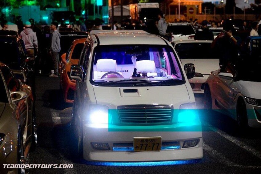 Tokyo:DaikokuPA JDM trip to famous car meet up in Manga GT-R 2