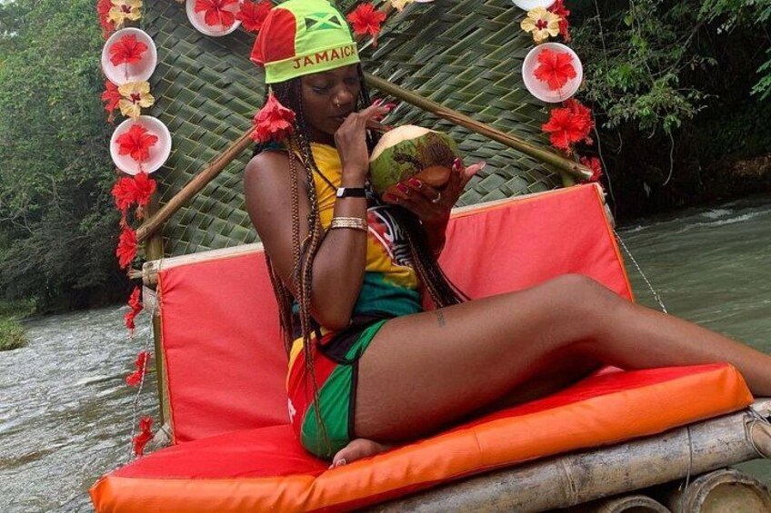 Private Montego Bay Bamboo Rafting with Limestone Foot Massage 5