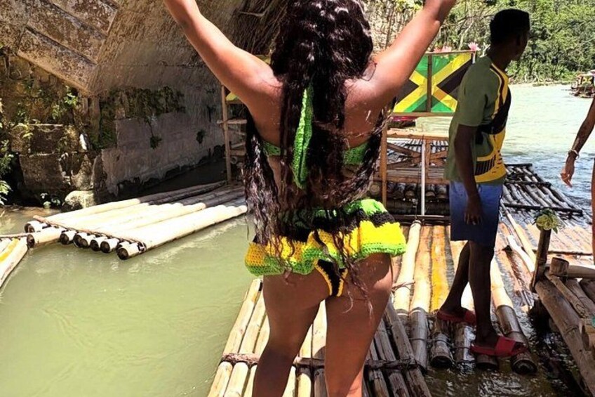 Private Montego Bay Bamboo Rafting with Limestone Foot Massage 2