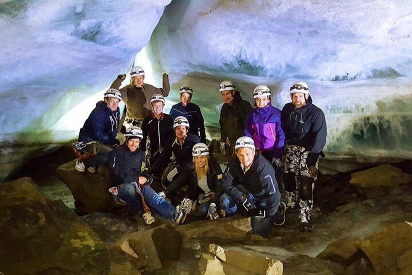 The underground environment of the mine is stable at +4 degrees, but some parts have ice all year round 2