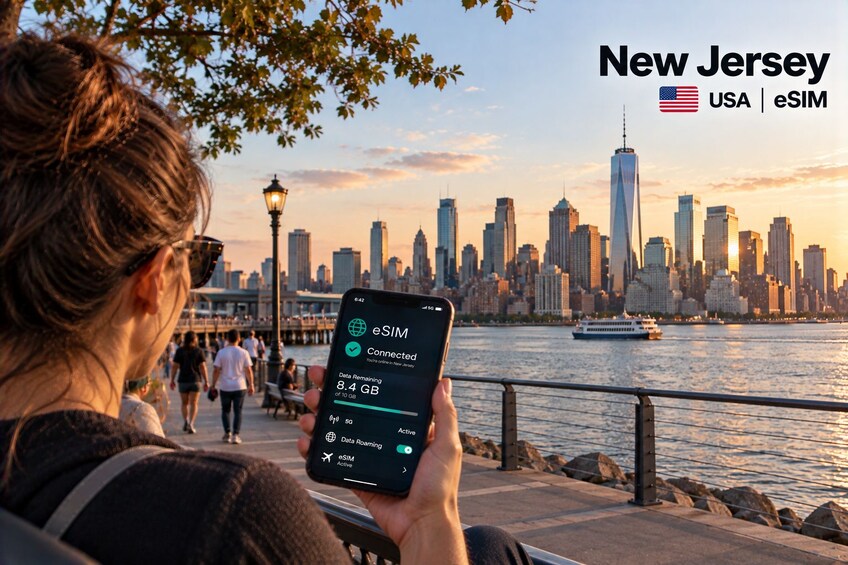 Newark: Unlimited New Jersey Internet with eSIM Mobile Data Plan 1