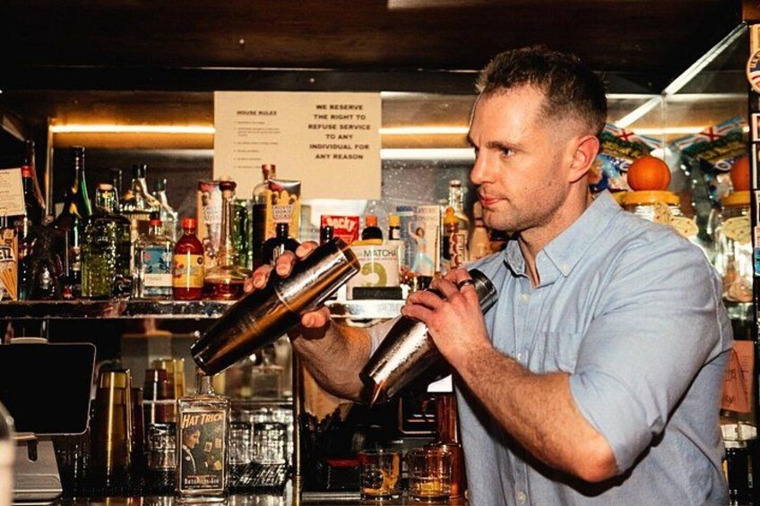 Sip History In a Secret Speakeasy Cocktail Class 3