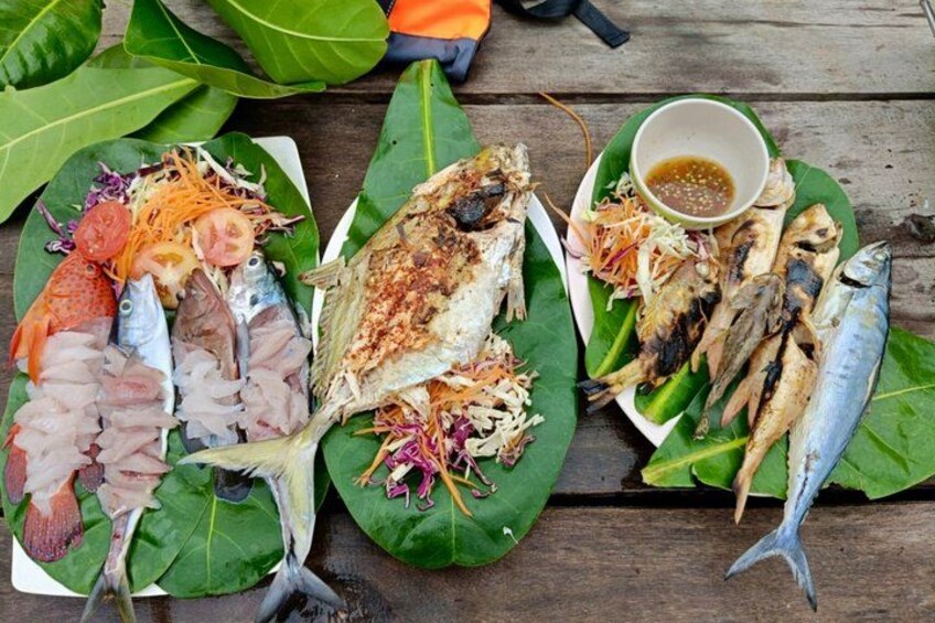 Private Experience with Fishing, Barbeque, Sashimi and Snorkeling 1