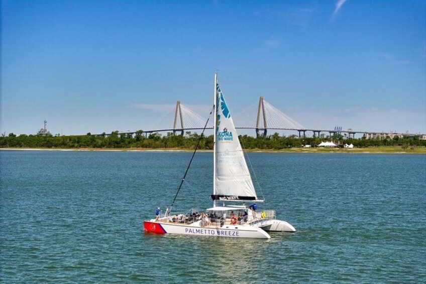 Daytime Charleston Harbor Sail - Lux Catamatan w/Bar 1
