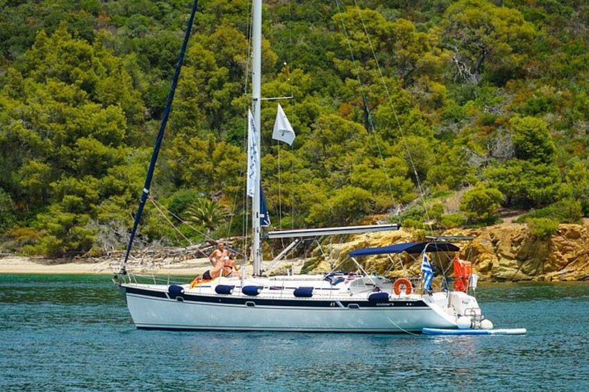 Private Daily Cruises from Porto Carras on a 14 m Sailing Yacht 1