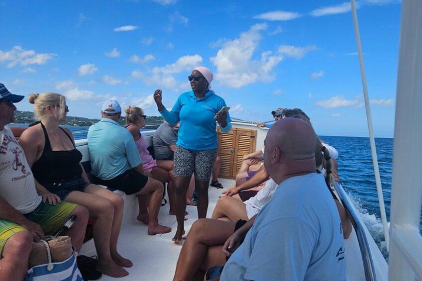 Soufriere Volcano, Waterfall and Snorkeling Tour by speedboat 2