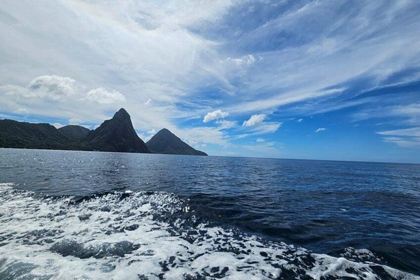 Soufriere Volcano, Waterfall and Snorkeling Tour by speedboat 5