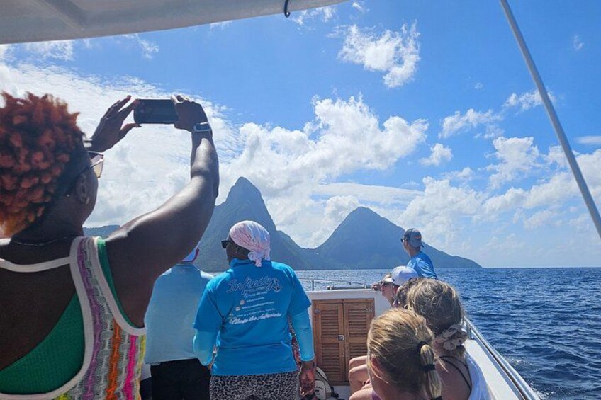 Soufriere Volcano, Waterfall and Snorkeling Tour by speedboat 3