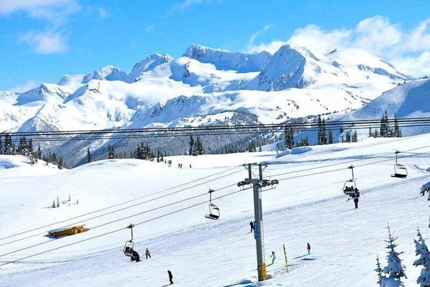 Skiing in Whistler 4