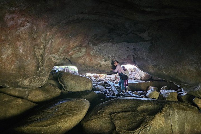Mulka's Cave with some of the paintings 5