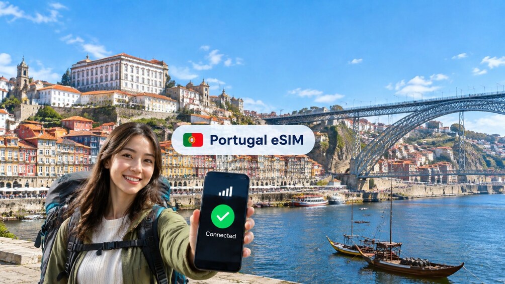 Porto: Unlimited Portugal Internet with eSIM Mobile Data Plan 1