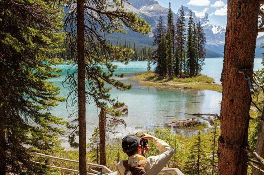 Jasper National Park Tour Maligne Valley, Medicine Lake with Walk 4